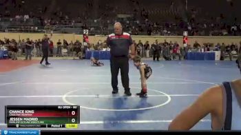 60 lbs Cons. Round 4 - Chance King, Choctaw Ironman vs Jessen Madrid, Marlow Outlaw Wrestling