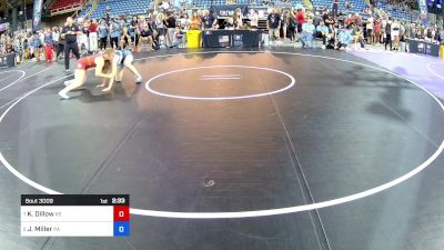 170 lbs Quarters - Kiley Dillow, KS vs Jael Miller, PA