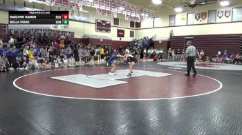 JV-6 lbs 3rd Place Match - Raelynn Hamer, Solon vs Bella Peine, Sumner-Fredericksburg