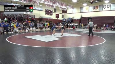 JV-6 lbs 3rd Place Match - Raelynn Hamer, Solon vs Bella Peine, Sumner-Fredericksburg