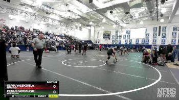 110 lbs Cons. Round 3 - Megan Carmouche, West Covina vs Olivia Valenzuela, Esperanza