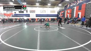 113 lbs Cons. Round 3 - Logan Gonzalez, Eleanor Roosevelt vs Carlos Barrios, Cajon