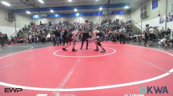 140-155 lbs Consi Of 4 - Hagen Remus, Barnsdall Youth Wrestling vs Memphis Shelley, Hornet Wrestling