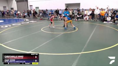 110 lbs Rr3 - Christabelle Minke, Anchor Kings Wrestling Club vs Mary Evon, Bethel Freestyle Wrestling Club