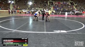 1A-4A 106 Champ. Round 1 - Jacob Biggers, Cleburne County vs Tye Rountree, Montgomery Catholic Prep School