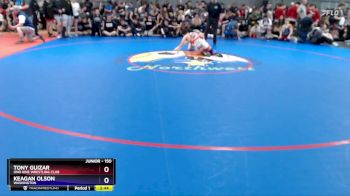 150 lbs Cons. Round 1 - Tony Guizar, Ono Kine Wrestling Club vs Keagan Olson, Washington