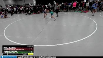 115 lbs Cons. Round 5 - Akeelah Moore, Cardinal Wrestling Club vs Anna Buurma, Michigan Revolution Wrestling Club