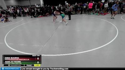 115 lbs Cons. Round 5 - Akeelah Moore, Cardinal Wrestling Club vs Anna Buurma, Michigan Revolution Wrestling Club