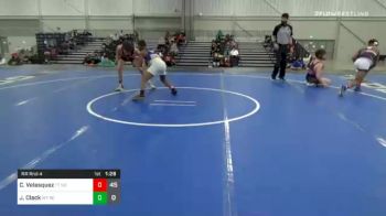 120 lbs Prelims - Cory Velasquez, Team Tulsa NDT vs James Clack, Whitted Trained Red