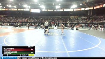 120 lbs Champ. Round 1 - Mason Peck, Idaho Falls vs Aiden Favorite, Hermiston HS