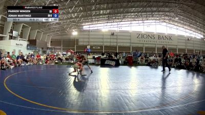 88 lbs Parker Wingen, South Dakota vs Jonah Martinez, Indiana Blue