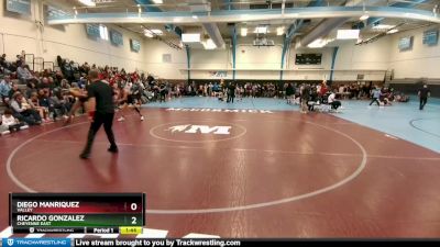 120-121 lbs Round 2 - Diego Manriquez, Valley vs Ricardo Gonzalez, Cheyenne East