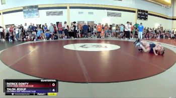 120 lbs Quarterfinal - Patrick Dowty, Indian Creek Wrestling Club vs Talon Jessup, Columbus East Wrestling Club