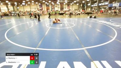 113 lbs Rr Rnd 1 - Jaxon Perkins, Pit Crew Red vs Leo Badalato, Terps Xtreme