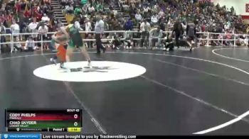 138 lbs Champ. Round 2 - Cody Phelps, Pinedale vs Chad Snyder, Lander Valley