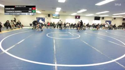 106 lbs Cons. Round 6 - Logan Her, Lincoln (Stockton) vs Cadence Harrell, Mayfair