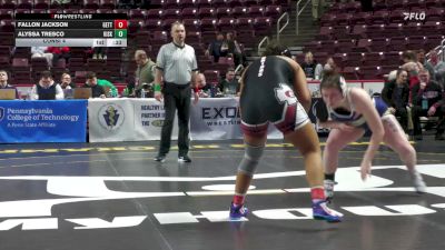 170 lbs Consi 4 - Fallon Jackson, Gettysburg-G vs Alyssa Tresco, Kiski Area-G