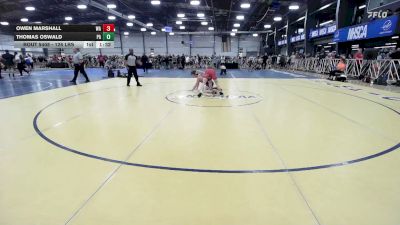 126 lbs Round Of 128 - Owen Marshall, WA vs Thomas Oswald, PA
