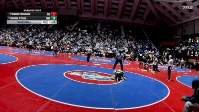 3A-106 lbs Semifinal - Tyson Penson, Sandy Creek HS vs Owen Etris, Chestatee