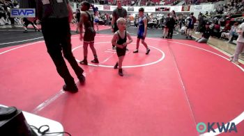 90 lbs Consolation - Aiden Green, Dark Cloud Wrestling Club vs Michael Evans III, Tulsa Blue T Panthers