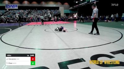 49 lbs Semifinal - Jett Cavazos, Hammer House Wrestling vs Tripp Dias, Shootbox