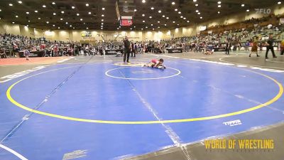 60 lbs Consolation - Aria Bargas, Atwater Wrestling vs Penelope Wardlaw, Small Town Wrestling