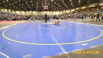 60 lbs Consolation - Aria Bargas, Atwater Wrestling vs Penelope Wardlaw, Small Town Wrestling