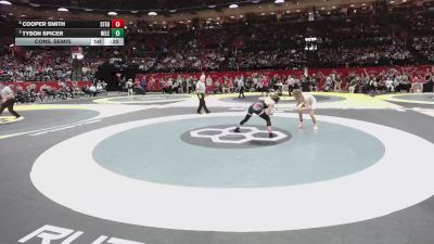 144 lbs Cons. Semis - Cooper Smith, Steubenville vs Tyson Spicer, New Lexington