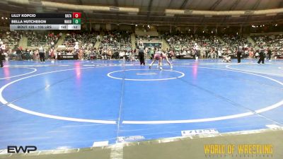 105 lbs Consi Of 8 #1 - Lilly Kopcio, Batavia Wrestling Club vs Bella Hutcheson, Wagoner Takedown Club