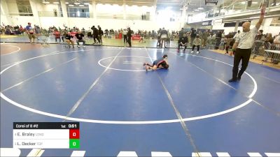 52 lbs Consi Of 8 #2 - Ethan Braley, Londonderry vs Lorelei Decker, Top Gamertial Arts