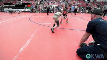 70 lbs Rr Rnd 1 - Blaine Horton, Disciple Wrestling vs Koen King, Team Tulsa Wrestling Club