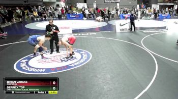 86 lbs Champ. Round 1 - Bryan Vargas, California vs Derrick Top, Lancaster High School Wrestling