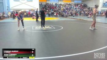 126 lbs Cons. Round 2 - Conrad Murphy, A.I. Dupont vs Evan Cordrey, Sussex Central H S
