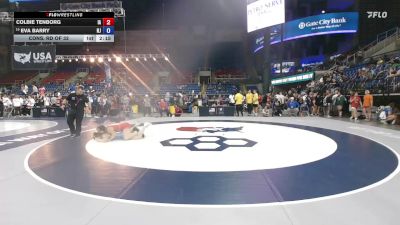 145 lbs Cons. Rd Of 32 - Colbie Tenborg, IA vs Eva Barry, NJ