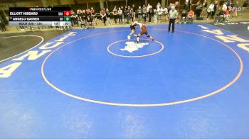 138 lbs Cons. Round 2 - Angelo Gatses, Glenbard North vs Elliott Hibbard, Unattached