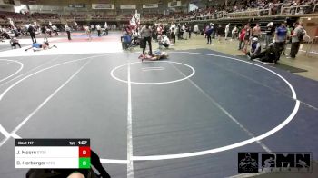 109 lbs Semifinal - James Moore, Stout Wr Acd vs Dinger Herburger, Steel City Reloaded WC