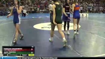 115 lbs Champ. Round 1 - Morgan Strandberg, West Fargo Sheyenne vs Kami Tweiten, West Fargo