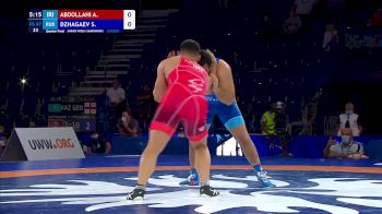 97 kg Quarterfinal - Ali Abdollahi, Iri vs Soslan Dzhagaev, Rus