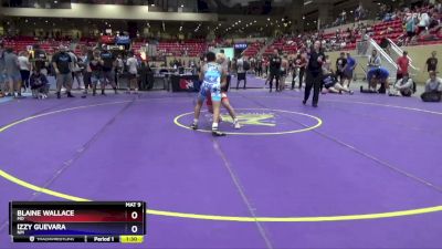 132 lbs Cons. Round 5 - Blaine Wallace, MO vs Izzy Guevara, NM