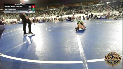 58 lbs Semifinal - Myles Wolf Gibson, Shelton Wrestling Academy vs Maxwell Roy, Standfast