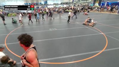 165 lbs Champ. Round 2 - Adrian Haughn, Unattached vs Brian Denamen, West Geauga