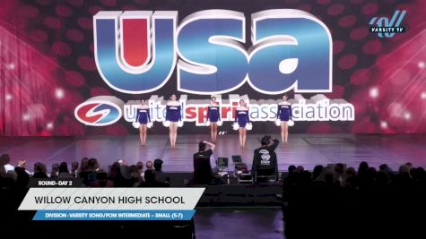 Willow Canyon High School - Varsity Song/Pom Intermediate -- Small (5-7) [2023 Varsity Song/Pom Intermediate -- Small (5-7) Day 2] 2023 USA Spirit & Junior Nationals/Collegiate Championships