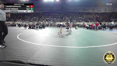 G5A-145 lbs Semifinal - Cayden Buckaloo, Davis-Girls vs Kylie Freeman, Tonkawa-Girls