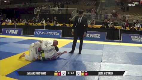 Jesse M O'Brien vs Emiliano Fuad Samid 2025 Pan Jiu Jitsu IBJJF Championship