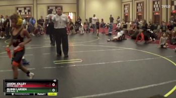 65 lbs Round 3 (4 Team) - Jaxon Jolley, Revival Gray vs Quinn Larsen, Bad Bass