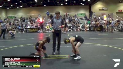 75 lbs Round 2 (6 Team) - Bentley Gatica, SWAT Gold vs Giovanni Salas, Region Wrestling Academy