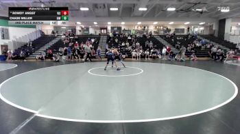 113 lbs 3rd Place Match - Chase Miller, Immortal Athletics Wrestling vs Rowdy Angst, Victory