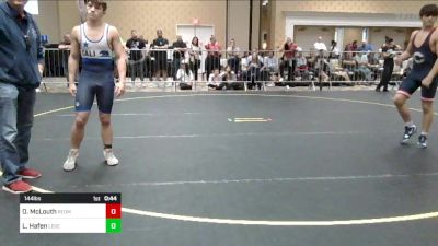 144 lbs Consi Of 32 #1 - Owen McLouth, Redmond vs Logan Hafen, Legends Of Gold LV