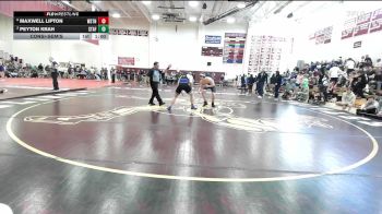 190 lbs Consolation - Maxwell Lipton, Weston vs Peyton Krah, Stafford