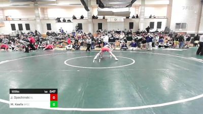 120 lbs Consi Of 16 #2 - Jacob Opachinski, Silver Lake vs Matt Keefe, Bristol-Plymouth/Coyle Cassidy